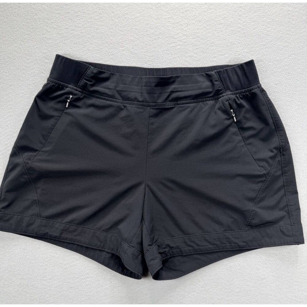 CALIA by Carrie Underwood Women’s M Black Athletic Running Shorts Zip Pockets